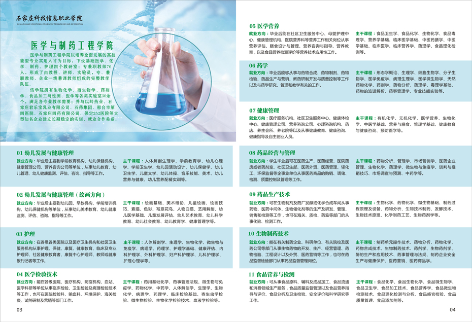 石家庄科技信息职业学院2020年统招招生简章